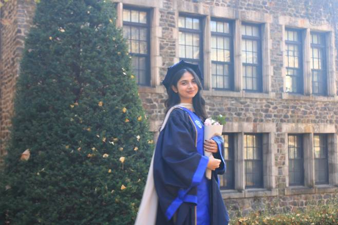 Sara Nuruddin Panjawani at Yonsei University in Sinchon, western Seoul [SARA NURUDDIN PANJAWANI]