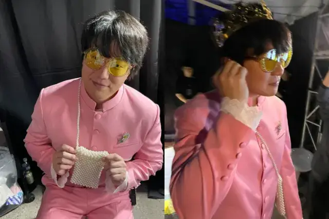 가수 성시경이 지드래곤으로 변신한 뒤 무대에 올랐다. / 성시경 인스타그램