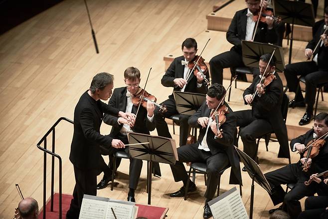 2016년 정명훈 지휘자와 빈필하모닉 공연 [롯데콘서트홀 제공]