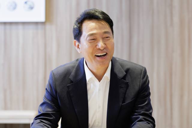 ▲오세훈 서울시장이 지난 19일 서울시청에서 연합뉴스와 인터뷰하고 있다. ⓒ연합뉴스