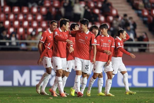 포항스틸러스 선수단. 사진 제공=한국프로축구연맹