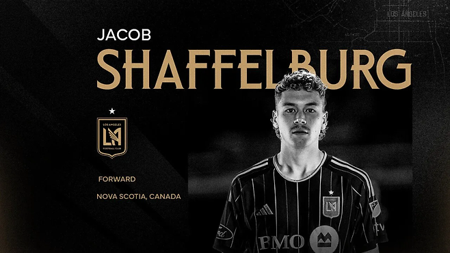 LAFC로 이적한 제이콥 샤펠버그. LAFC 홈페이지