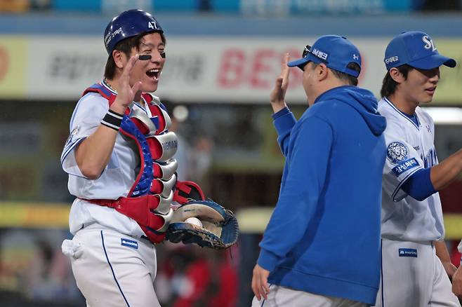 강민호. 삼성 라이온즈 제공