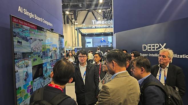 CES 2025 딥엑스 부스 [딥엑스 제공. 재판매 및 DB 금지]