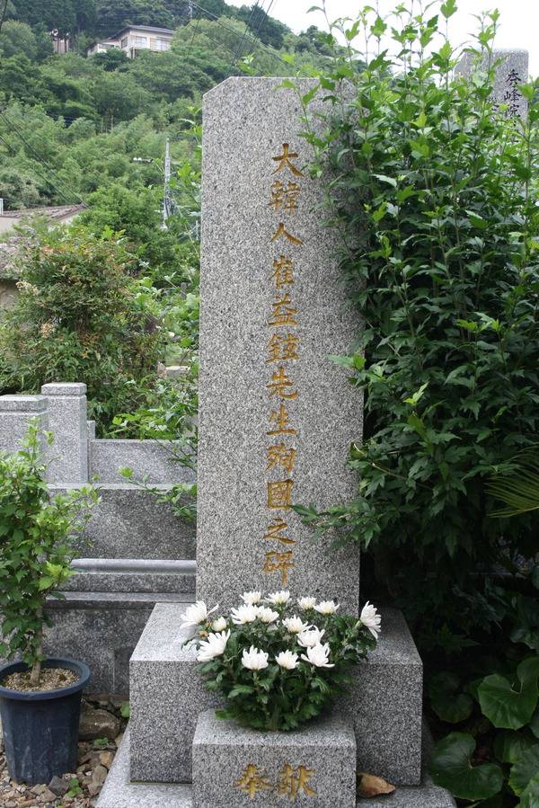 최익현 선생 순국비. 　국제신문DB