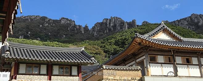 전남 해남군 미황사 전경