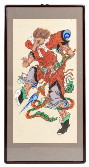 십이지신 가운데 말신(오신) 그림. 사진 제공=국립민속박물관