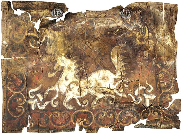 경주 천마총 출토 천마도. 사진 제공=국립경주박물관