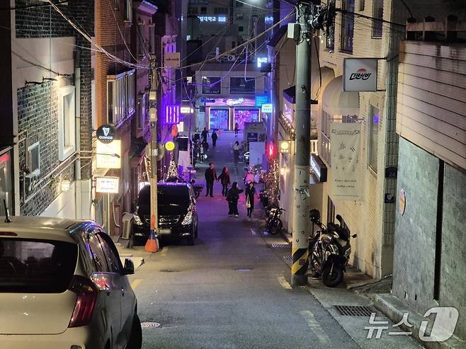 부전역 인근 전포사잇길.뉴스1 윤왕근 기자