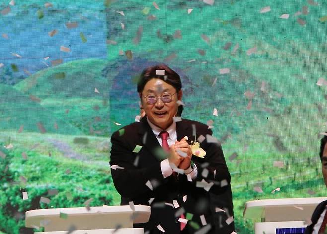 홍태용 경남 김해시장. 이세령 기자