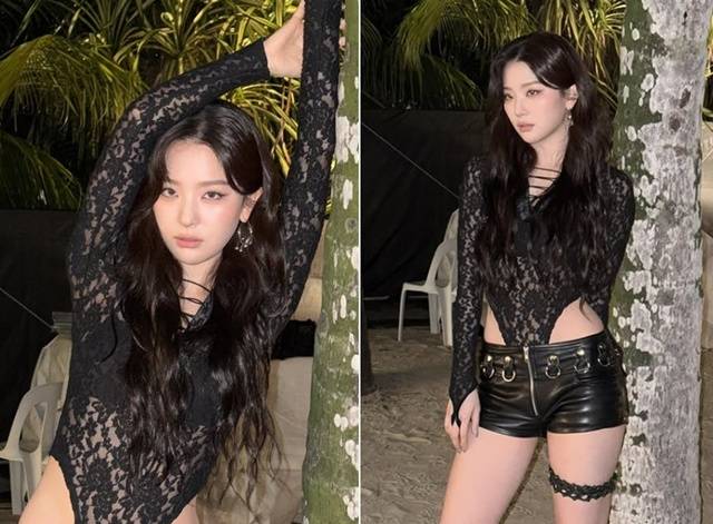 “레드벨벳 슬기 맞아?” 새해 첫 사진부터 파격…망사 패션에 쏠린 시선