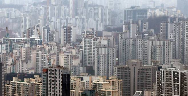 서울 시내 아파트 단지 모습 [연합]