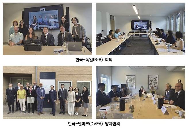 [서울=뉴시스] 지난 2024년 6월 불닭볶음면 시리즈 리콜 조치를 해결하기 위해 정부는 과학 기반 협력 외교를 적극 추진했다. 식약처는 사태초기 부터 덴마크 수의식품청(DVFA)과 이메일 등 공식 채널을 통해 접촉하고, 평가보고서 근거 자료와 회수 조치 판단 배경 정보를 요청했다. (사진=식약처 제공) 2025.12.30. photo@newsis.com *재판매 및 DB 금지