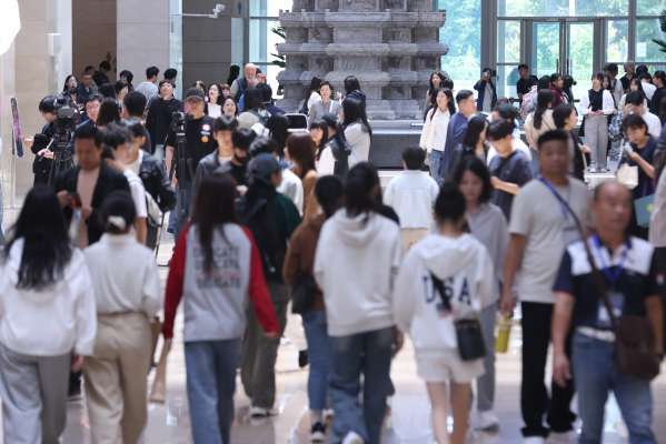 북적이는 국립중앙박물관