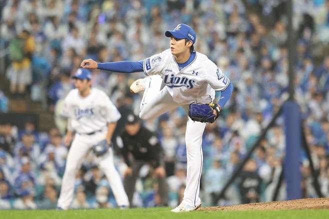 삼성 라이온즈 선발투수 원태인. <삼성 라이온즈 제공>