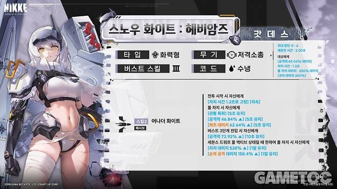 스노우 화이트: 헤비암즈 스킬 2 (사진=레벨 인피니트)