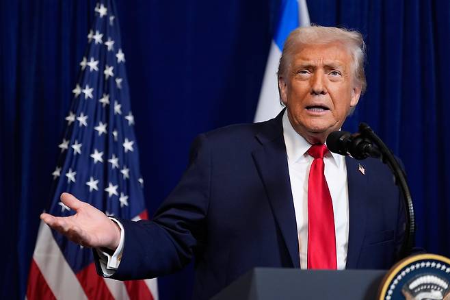 도널드 트럼프 미국 대통령. /AP=연합