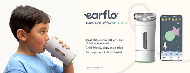 이어플로의 중이염 치료기. [사진= 이어플로우]