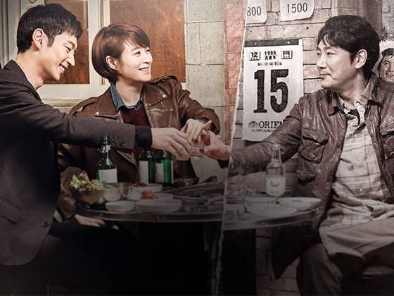 2016년 tvN에서 방영한 드라마 '시그널'. 김은희 작가가 집필했다. 왼쪽부터 이제훈, 김혜수, 조진웅이 형사로 출연한다. 사진 tvN