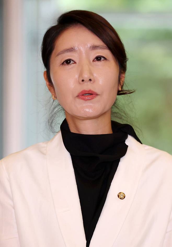 1월 1일 더불어민주당에서 제명된 강선우 의원. 뉴시스