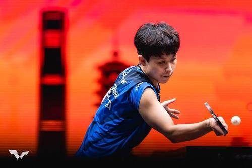 WTT 파이널스 홍콩에 출전했던 주천희의 경기 장면 [WTT 인스타그램 캡처. 재판매 및 DB 금지]