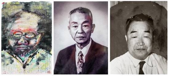 고창고보를 민족학교 일군 1920년대의 교사들. 송태회(박종석 작 초상), 정인승, 이병학(좌에서 우로)