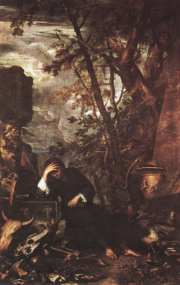 Salvator Rosa [Democritus in Meditation], 1650-51 ©National Gallery of Denmark