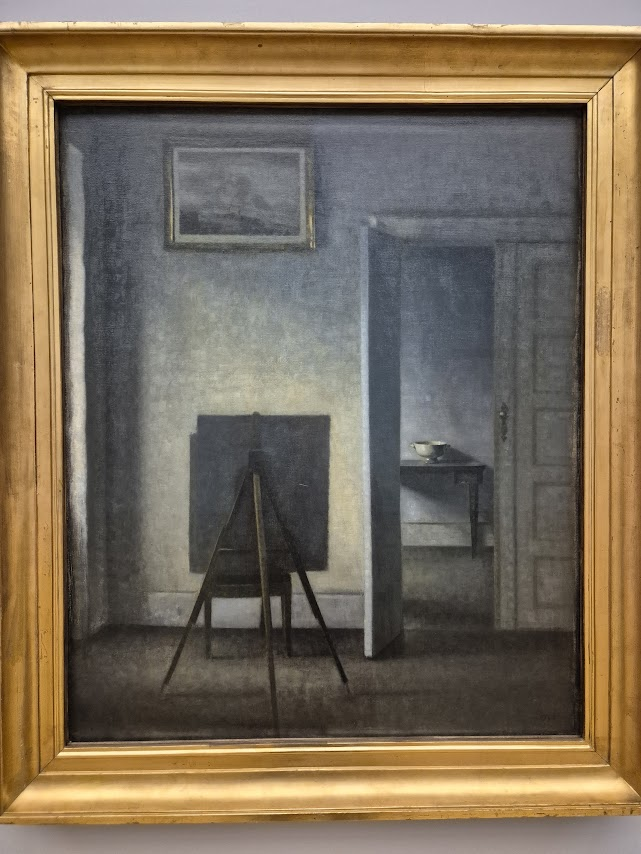 Vilhelm Hammershøi [interior With the Artist‘s Easel], 1910 ©김슬기