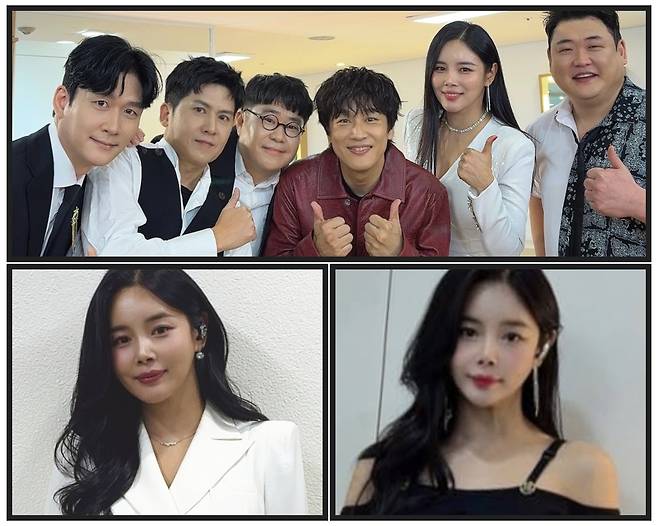 아묻따 밴드(사진 위), 조정민(아래)