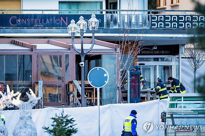 스위스 화재 현장 [AFP 연합뉴스 자료사진. 재판매 및 DB 금지]