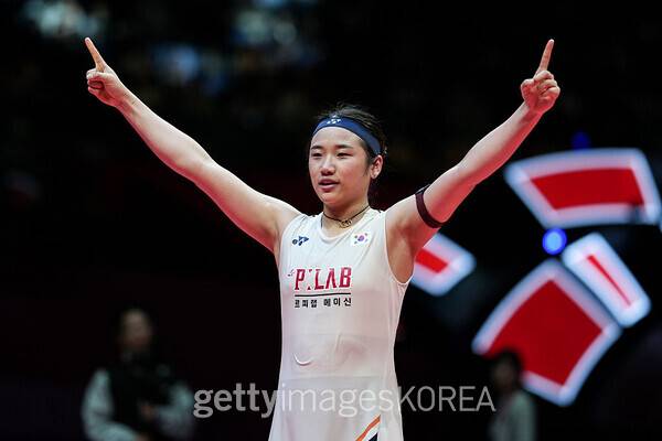 2025년 배드민턴 단식 단일 시즌 최다승을 거두고 2026년 그랜드슬램을 바라보는 '2002년생 말띠' 안세영. ⓒGettyimagesKorea
