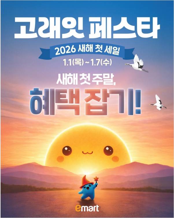 대형마트 휴무일? 이마트·롯데마트·홈플러스·코스트코 ‘새해 통큰할인’ =이마트·롯데마트·홈플러스·코스트코 등 대형마트가 이번 주는 각사별 특색있는 할인행사에 돌입한다. 이마트는 새해 첫 할인 행사인 '고래잇 페스타'를, 롯데마트는 새해 첫날부터 '통큰데이' 행사를', 홈플러스는 새해를 맞아 오는 7일까지 ‘반값/하나 더 데이’ 행사를 진행한다. 특히, 다음 달 6일까지 설 선물세트 사전예약 프로모션을 이어간다. ©사진=이마트: 대형마트 휴무일? 이마트·롯데마트·홈플러스‧코스트코 등 마트 휴일, 쉬는날