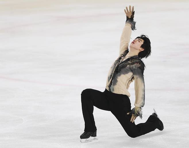 피겨스케이팅 선수 차준환(서울시청)이 4일 서울 양천구 목동 아이스링크에서 열린 제80회 전국남녀 피겨스케이팅 종합선수권대회 남자 시니어 프리 스케이팅에서 연기를 펼치고 있다. 2026.01.04. [서울=뉴시스]