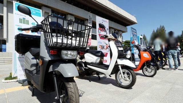 전기이륜차 보급 확대.[연합뉴스]
