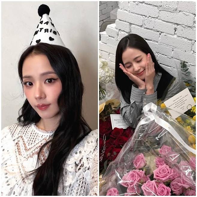 블랙핑크 지수가 1월 3일 생일을 맞아 여러 장의 사진을 공개하며 팬들의 뜨거운 축하를 받았다. / 사진 = 지수 SNS