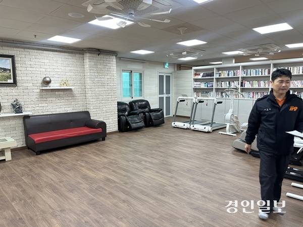 동두천소방서 건물 지하 1층에 직원들이 이용할 수 있는 휴게실이 마련돼 있다. 2026.1.5 /목은수기자wood@kyeongin.com