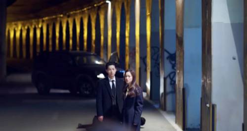 ◇옛 강촌역 피암터널 승강장에서 촬영된 드라마 빈센조의 한 장면. 강원일보DB