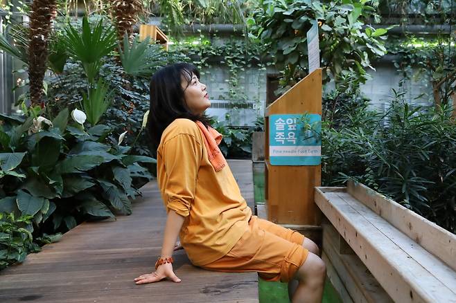 간단히 족욕할 수 있는 족욕목욕탕_한국관광공사