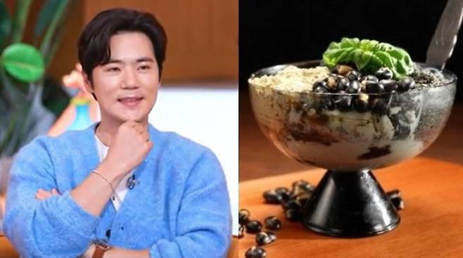 풍성한 머리숱의 김강우가 아침마다 만들어 먹는 모발 건강식을 공개했다. 사진=KBS2 '편스토랑'