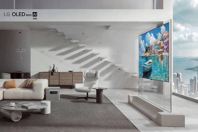 LG Electronics' 9 ultra slim TV showcased at the CES 2026 [LG ELECTRONICS]