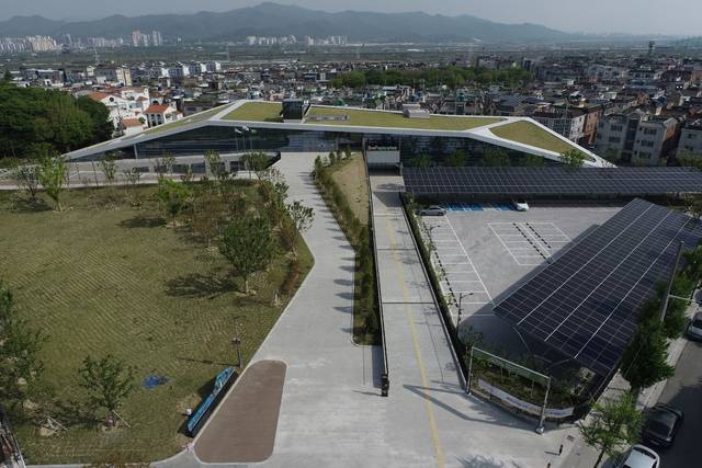 경북도로부터 1종 전문박물관으로 등록된 경산시 임당유척전시관 전경