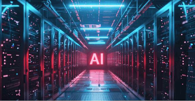 AI 데이터센터 이미지.(사진 출처=챗GPT)