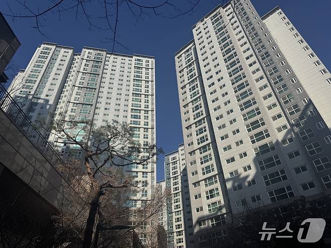 5일 방문한 서울 마포구 아현동 '마포래미안푸르지오2단지' 아파트 전경. 2026.01.05/뉴스1 ⓒ News1 윤주현 기자