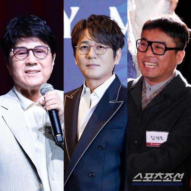 조용필, 신승훈, 김건모(왼쪽부터). 사진=스포츠조선DB, 도로시컴퍼니