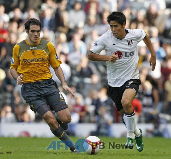 풀럼시절 설기현의 모습. ⓒAFPBBNews = News1