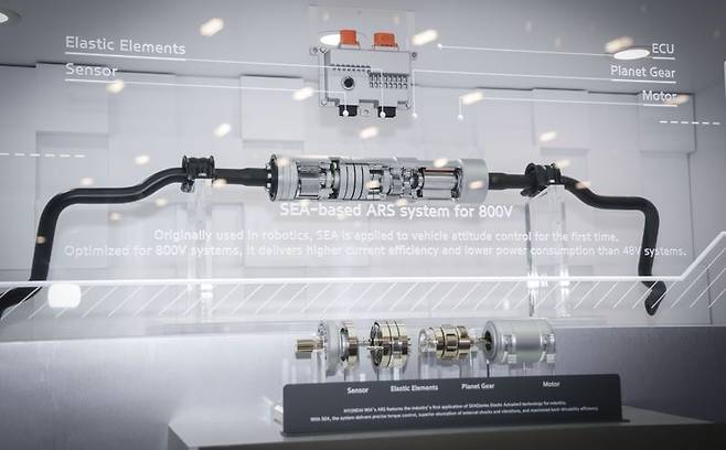 현대위아가 6일부터 9일까지(현지시각) 미국 라스베이거스에서 열리는 2026 국제전자제품박람회(CES 2026)에 전시한 ‘ARS’의 모습. 현대위아 제공.