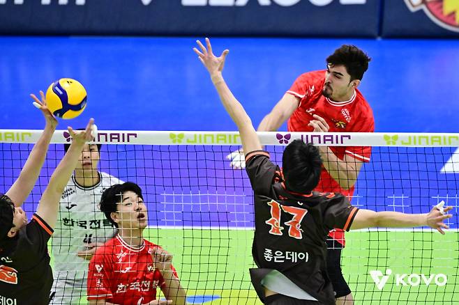 한국전력 새 아시아쿼터 선수 무사웰 칸. 사진=KOVO