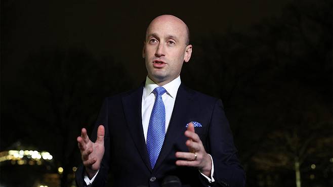 스티븐 밀러 백악관 부비서실장 [연합뉴스/로이터 제공]