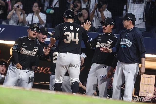 오영수는 2026시즌에도 이호준 감독의 믿음에 부응할 수 있을까. 사진=NC 제공