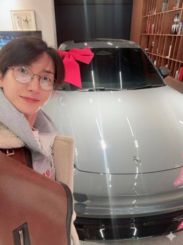 이특이 새 차량을 구입한 근황을 전했다. / 이특 인스타그램